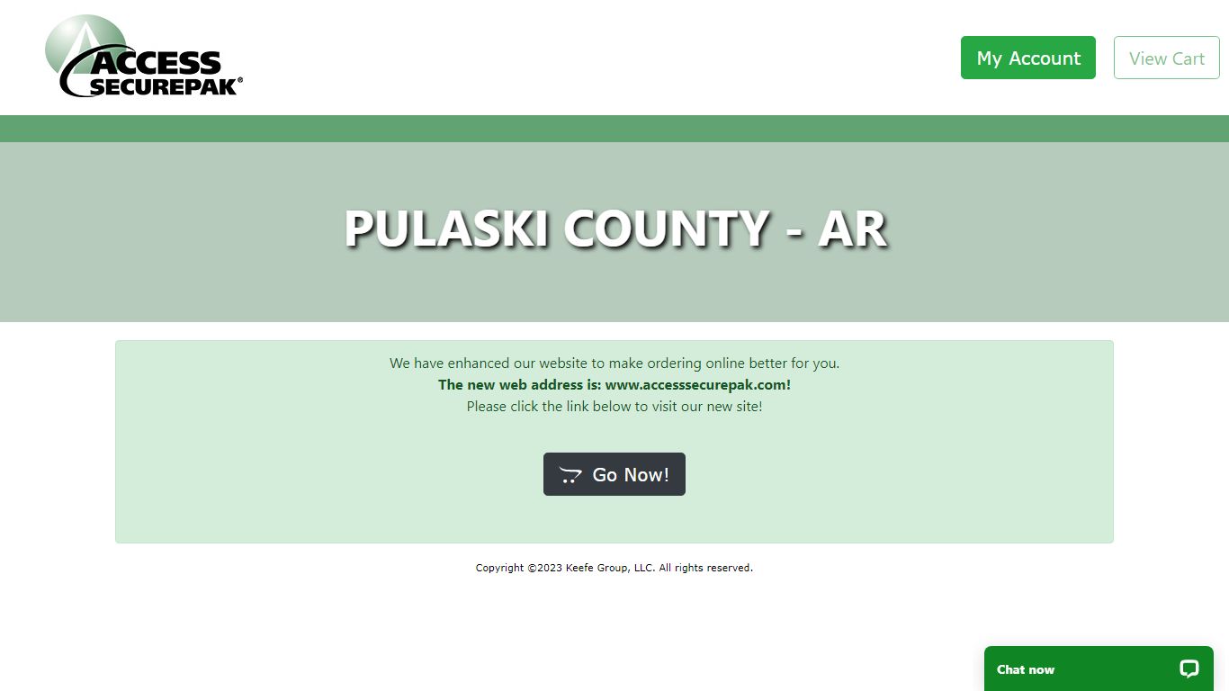 Pulaski County Package Program - AR - Access Securepak